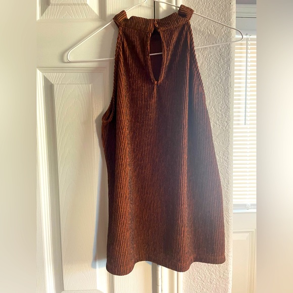 Never worn rust brown/orange Anne Taylor shirt XSP - Picture 2 of 3